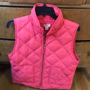 J Crew pink vest medium - used great condition